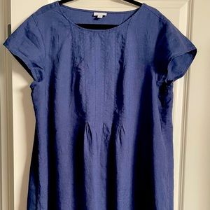 J. Jill linen denim midi dress EUC